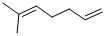 6-METHYL-1,5-HEPTADIENE Structure
