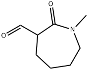 1H-Azepine-3-carboxaldehyde, hexahydro-1-methyl-2-oxo- (9CI) Struktur
