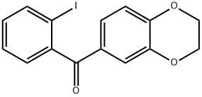 3,4-(ETHYLENEDIOXY)-2'-IODOBENZOPHENONE Struktur
