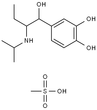 異丙腎上腺素甲磺酸鹽 結(jié)構(gòu)式