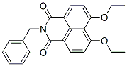 6,7-diethoxy-2-(phenylmethyl)-1H-benz[de]isoquinoline-1,3(2H)-dione Struktur