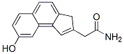 2-(carbamylmethyl)-8-hydroxy-3H-cyclopenta(a)naphthalene Struktur