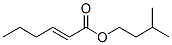 3-methylbutyl (E)-hex-2-enoate  Struktur