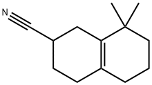 1,2,3,4,5,6,7,8-octahydro-8,8-dimethylnaphthalene-2-carbonitrile Struktur