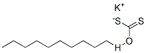 O-decyl hydrogen dithiocarbonate , potassium salt Struktur