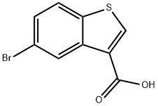 5-溴苯并[B]噻吩-3-甲酸 結構式