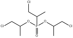 bis(2-chloro-1-methylethyl) (2-chloro-1-methylethyl)phosphonate  Struktur