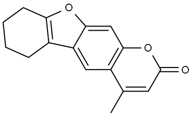 4-methyltetrahydrobenzopsoralen Struktur