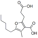 3-carboxy-4-methyl-5-pentyl-2-furanpropionic acid