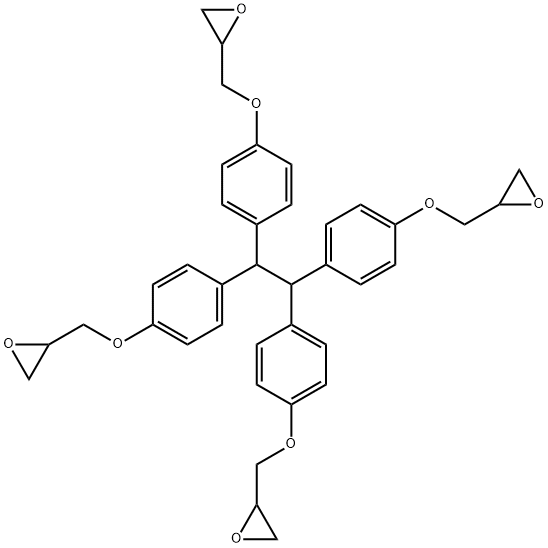 2,2’,2’’,2’’’-[1,2-聯(lián)二亞甲基四(4,1-亞苯基亞甲氧)]四環(huán)氧乙烷 結(jié)構(gòu)式