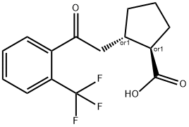 TRANS-2-[2-OXO-2-(2-TRIFLUOROMETHYLPHENYL)ETHYL]CYCLOPENTANE-1-CARBOXYLIC ACID price.