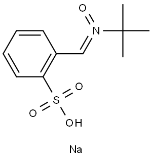N-TERT-BUTYL-ALPHA-(2-SULFOPHENYL)NITRO& Struktur