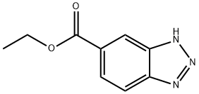 1H-Benzotriazole-5-carboxylic acid ethyl ester Struktur