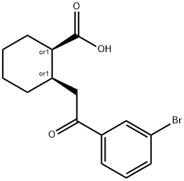 CIS-2-[2-(3-ブロモフェニル)-2-オキソエチル]シクロヘキサン-1-カルボン酸 price.