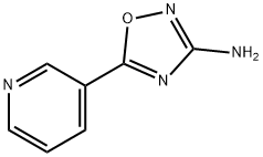 5-(吡啶-3-基)-1,2,4-惡二唑-3-胺 結(jié)構(gòu)式