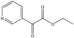 3-PYRIDINEACETIC ACID, A-OXO, ETHYL ESTER Struktur