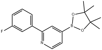 2-(3-FLUOROPHENYL) PYRIDINE-4-BORONIC ACID PINACOL ESTER