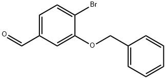 3-(BENZYLOXY)-4-BROMOBENZALDEHYDE Struktur