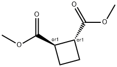 Dimethyl trans-(+)-1,2-cyclobutanedicarboxylate Struktur