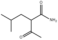 Valeramide,  2-acetyl-4-methyl-  (7CI,8CI) Struktur