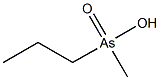 Methylpropylarsinic acid Struktur