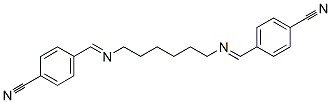 4,4'-[1,6-Hexanediylbis(nitrilomethylidyne)]bisbenzonitrile Struktur
