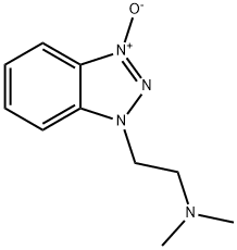 1H-Benzotriazole-1-ethanamine, N,N-dimethyl-, 3-oxide Struktur
