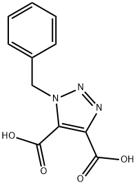 1-芐基-1,2,3-三唑-4,5-二羧酸 結(jié)構(gòu)式