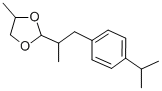 CYCLAMENALDEHYDEPROPYLENEGLYCOLACETAL Struktur