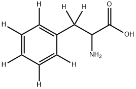 DL-苯丙氨酸-D7 結(jié)構(gòu)式