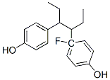 1-fluorohexestrol Struktur