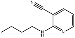 3-氰基-2-(N-丁氨基)吡啶 結構式