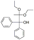 2,2-Diethoxy-1,1-diphenyl-1-propanol Struktur