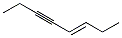 (E)-3-Octen-5-yne Struktur