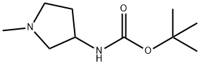 Carbamic acid, (1-methyl-3-pyrrolidinyl)-, 1,1-dimethylethyl ester (9CI) Struktur