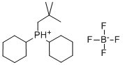 DICYCLOHEXYLNEOPENTYLPHOSPHINE HBF4 SALT Struktur