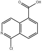 1-氯-5-異喹啉羧酸 結(jié)構(gòu)式
