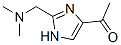 Ethanone, 1-[2-[(dimethylamino)methyl]-1H-imidazol-4-yl]- (9CI) Struktur