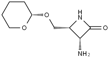 2-Azetidinone,3-amino-4-[[(tetrahydro-2H-pyran-2-yl)oxy]methyl]-,[3alpha,4alpha(S*)]-(9CI) Struktur