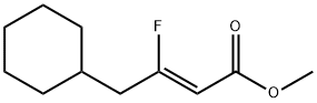 2-Butenoicacid,4-cyclohexyl-3-fluoro-,methylester,(2Z)-(9CI) Struktur