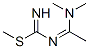 Carbamimidothioic acid, [1-(dimethylamino)ethylidene]-, methyl ester (9CI) Struktur