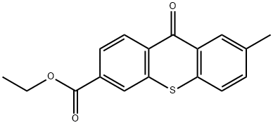 ethyl 7-methyl-9-oxo-9H-thioxanthene-3-carboxylate Struktur