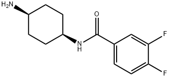 Benzamide, N-(cis-4-aminocyclohexyl)-3,4-difluoro- (9CI) Struktur