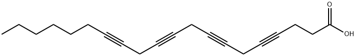 4,7,10,13-eicosatetraynoic acid Struktur