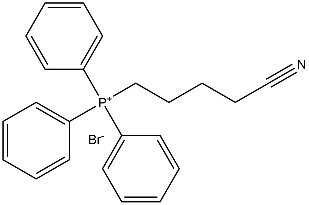 (4-CYANOBUTYL)(TRIPHENYL)PHOSPHONIUM BROMIDE Struktur