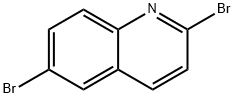 2-BROMO-6-BROMOQUINOLINE Struktur