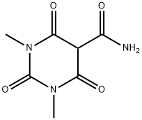 5-Carbomyl-1,3-dimetyhlbarbituric acid Struktur