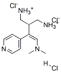 [3-(dimethylamino)-2-(4-pyridyl)allylidene]dimethylammonium chloride monohydrochloride 