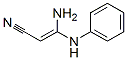 2-Propenenitrile,  3-amino-3-(phenylamino)- Structure
