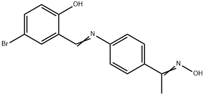 1-(4-BROMO-2-HYDROXYPHENYL)ETHANONE OXIME 結(jié)構(gòu)式